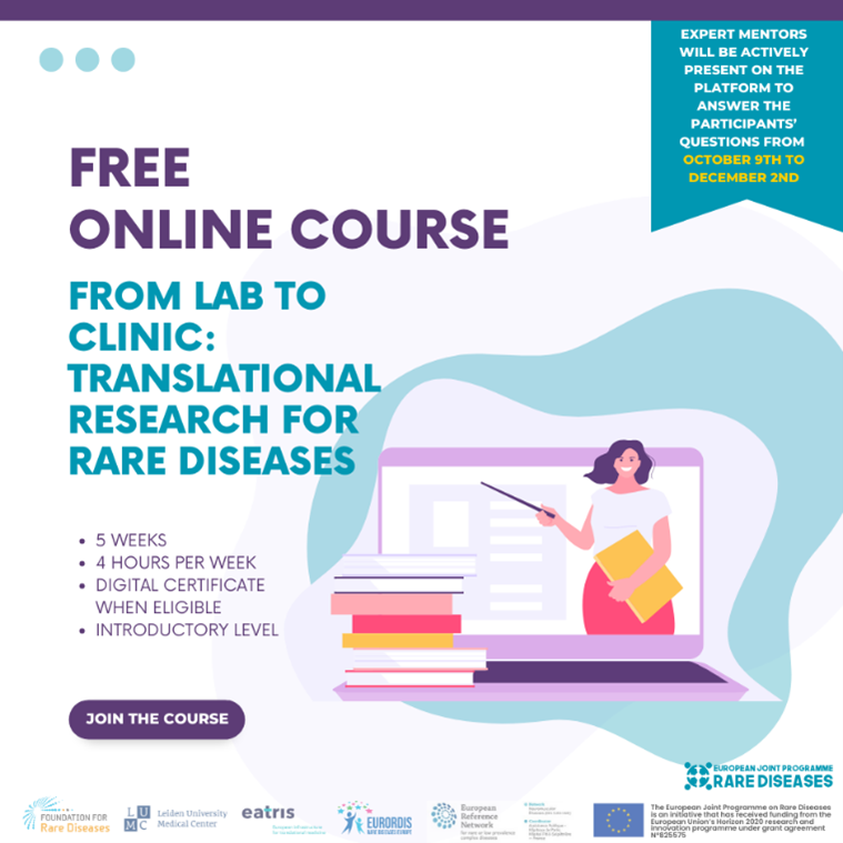 New MOOC for rare diseases: learn translational research