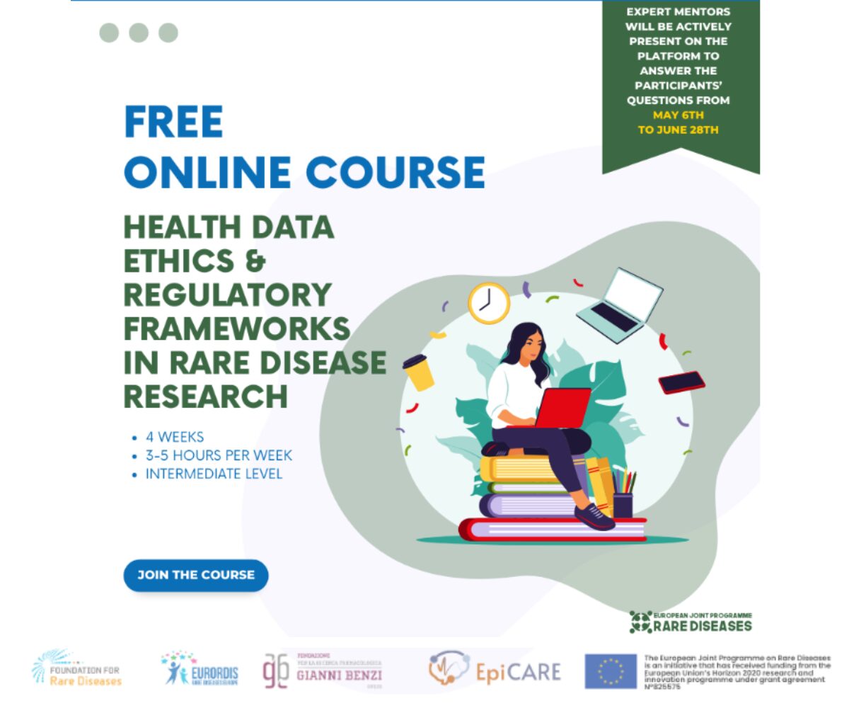 New MOOC on health data ethics in rare disease research