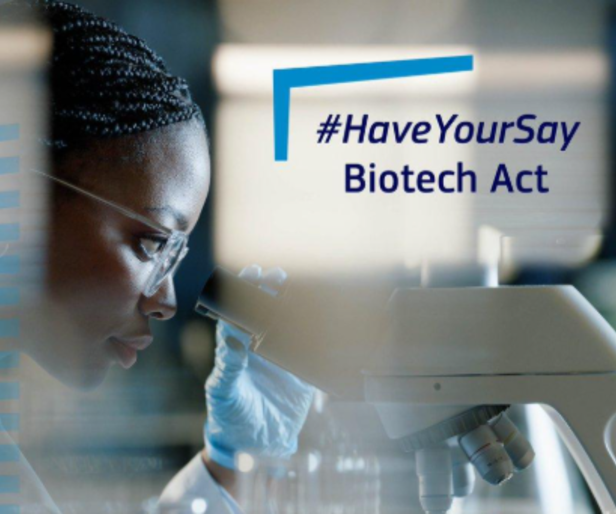 Feedback period on the Biotech Act is now open